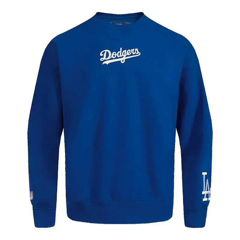 Los Angeles Dodgers Royal Blue Wingspan Pro Standard Drop Shoulder Crewneck