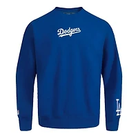 Los Angeles Dodgers Royal Blue Wingspan Pro Standard Drop Shoulder Crewneck