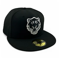 Detroit Tigers White on Black Orange UV New Era 59FIFTY Fitted Hat
