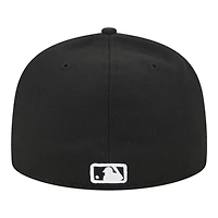 San Francisco Giants Black and White 2010 WS Patch Grey UV New Era 59FIFTY Fitted Hat