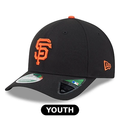 Youth San Francisco Giants Black New Era 9FORTY M-Crown Adjustable Hat
