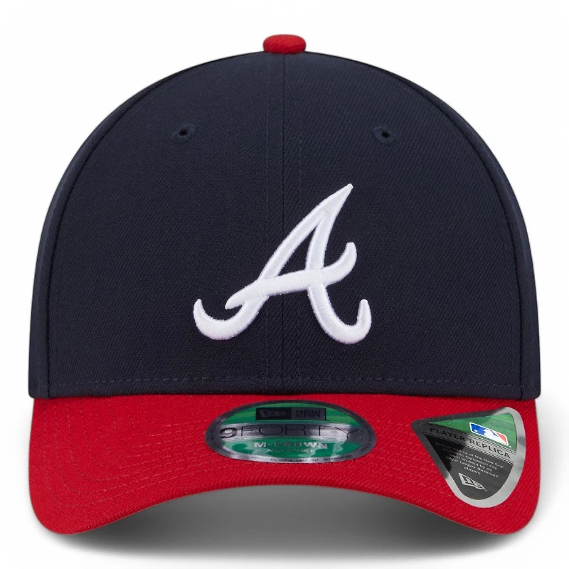 Atlanta Braves Navy New Era 9FORTY M-Crown Adjustable Hat