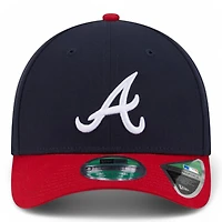 Atlanta Braves Navy New Era 9FORTY M-Crown Adjustable Hat
