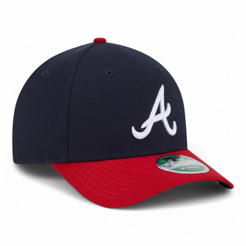 Atlanta Braves Navy New Era 9FORTY M-Crown Adjustable Hat