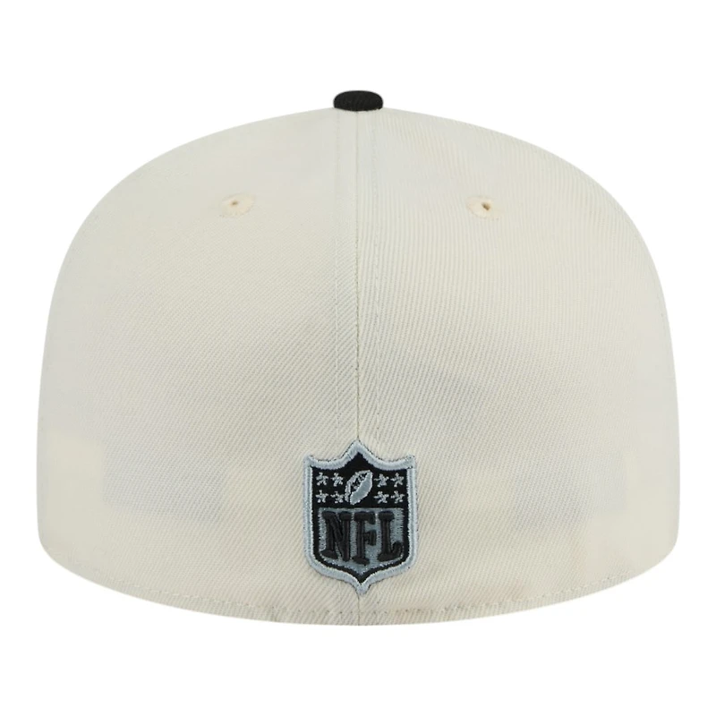 Las Vegas Raiders Chrome and New Era 59FIFTY Fitted Hat