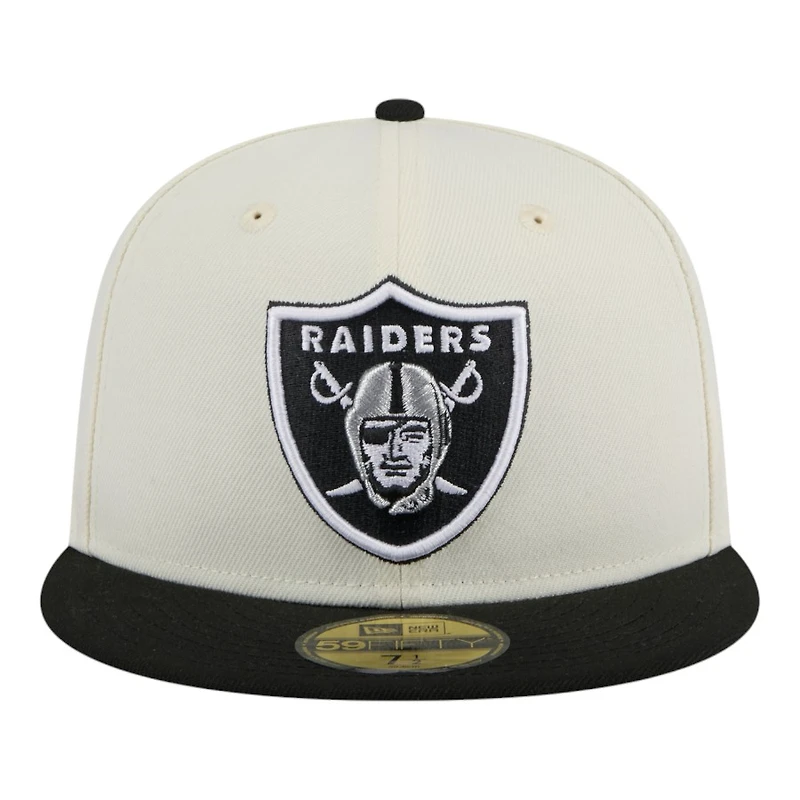 Las Vegas Raiders Chrome and New Era 59FIFTY Fitted Hat