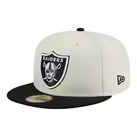 Las Vegas Raiders Chrome and New Era 59FIFTY Fitted Hat