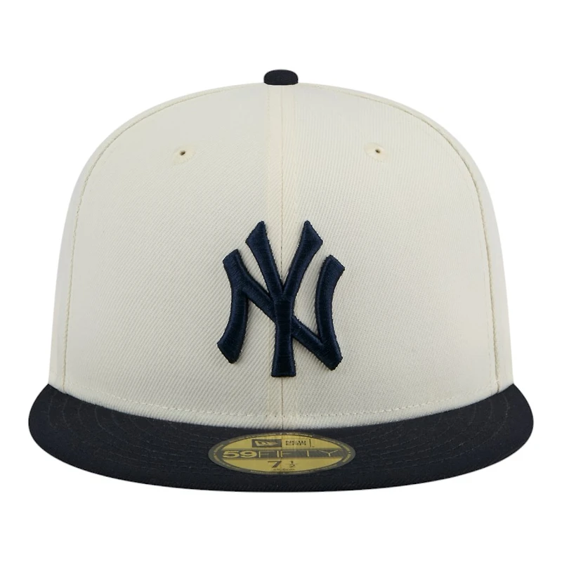 New York Yankees Chrome and Navy Era 59FIFTY Fitted Hat