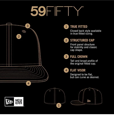 New York Yankees Chrome and Navy Era 59FIFTY Fitted Hat