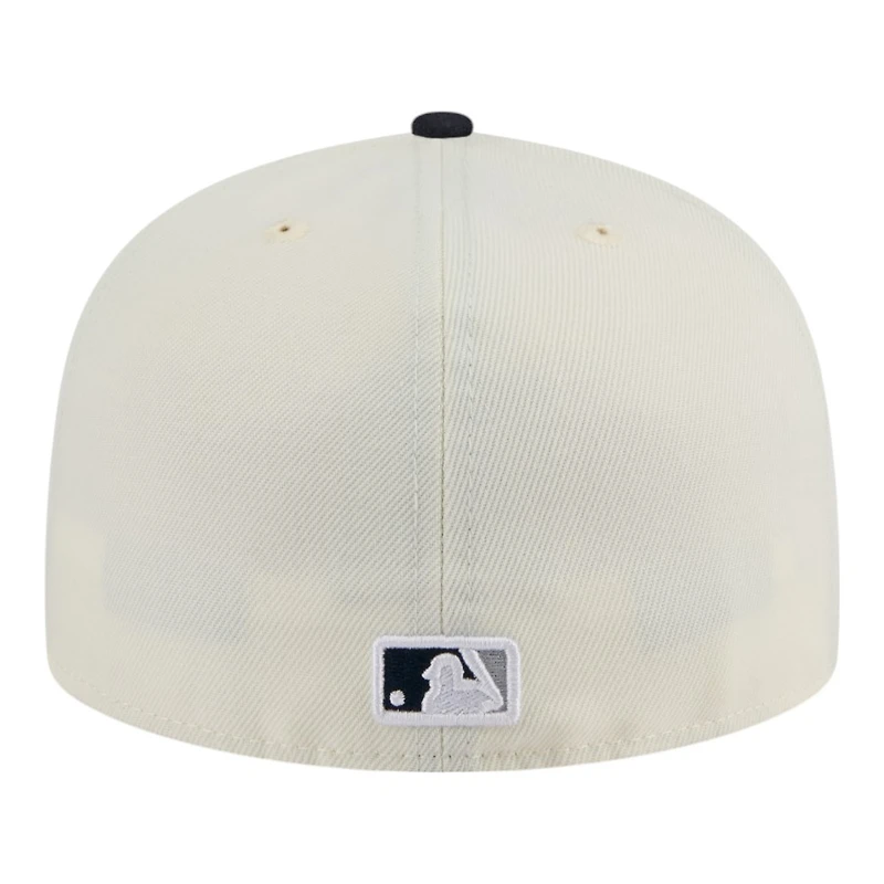 New York Yankees Chrome and Navy Era 59FIFTY Fitted Hat