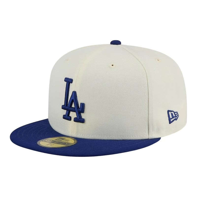 Los Angeles Dodgers Chrome and Royal Blue New Era 59FIFTY Fitted Hat