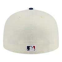 Los Angeles Dodgers Chrome and Royal Blue New Era 59FIFTY Fitted Hat