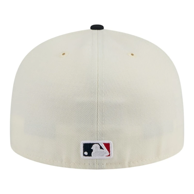 Boston Red Sox Chrome and Navy New Era 59FIFTY Fitted Hat