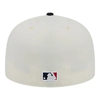 Atlanta Braves Chrome and Navy New Era 59FIFTY Fitted Hat