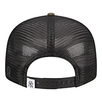 New York Yankees Woodland Camo Trucker New Era 9FIFTY Snapback Hat