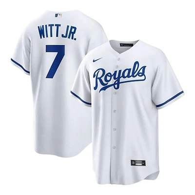 Kansas City Royals Bobby Witt Jr. Nike White Home Replica Player Jersey