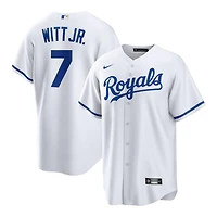 Kansas City Royals Bobby Witt Jr. Nike White Home Replica Player Jersey