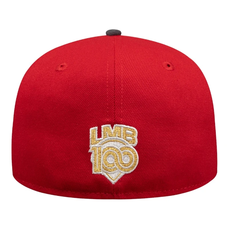 Diablos Rojos Del Mexico Red and Graphite Alternate 2 Liga Mexicana New Era 59FIFTY Fitted Hat