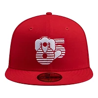 Diablos Rojos Del Mexico Red Away Liga Mexicana New Era 59FIFTY Fitted Hat