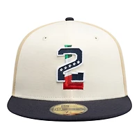 Tecolotes De Los Dos Laredos Navy Away Liga Mexicana New Era 59FIFTY Fitted Hat