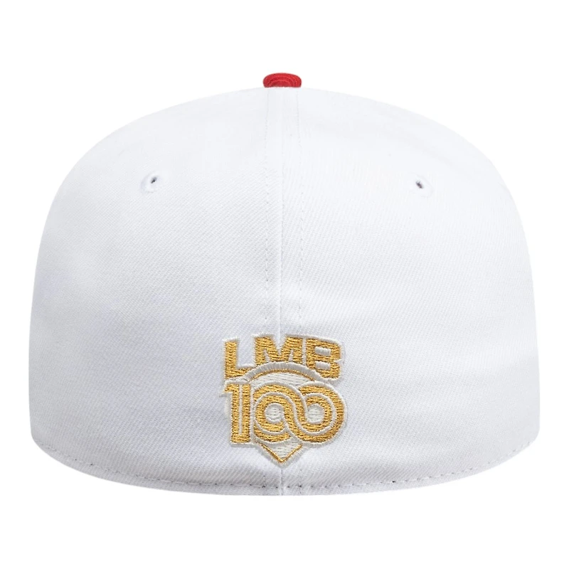 Toros De Tijuana White and Red Alternate Liga Mexicana New Era 59FIFTY Fitted Hat