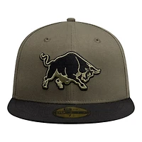 Toros De Tijuana Green and Black Alternate Liga Mexicana New Era 59FIFTY Fitted Hat