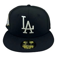 Los Angeles Dodgers Black Viva Patch Pink UV New Era 59FIFTY Fitted Hat