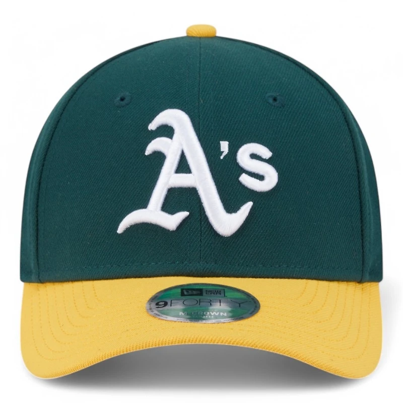 Kids Oakland Athletics Green New Era 9FORTY M-Crown Adjustable Hat