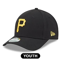 Youth Pittsburgh Pirates Black New Era 9FORTY M-Crown Adjustable Hat