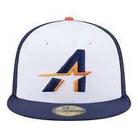 Houston Astros White and Navy 2025 City Connect New Era 59FIFTY Fitted Hat