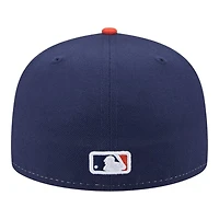 Houston Astros White and Navy 2025 City Connect New Era 59FIFTY Fitted Hat