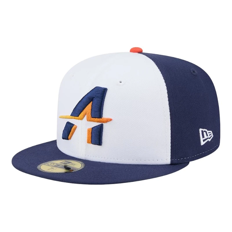 Houston Astros White and Navy 2025 City Connect New Era 59FIFTY Fitted Hat