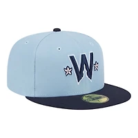 Washington Nationals Light Blue and Navy 2025 City Connect New Era 59FIFTY Fitted Hat