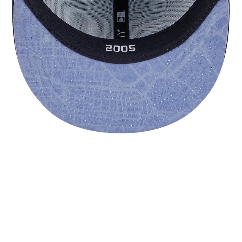 Washington Nationals Light Blue and Navy 2025 City Connect New Era 59FIFTY Fitted Hat