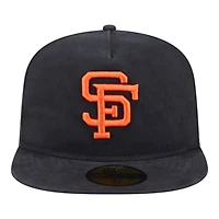 San Francisco Giants Black Denim Chain with Flag New Era 59FIFTY A-Frame Fitted Hat