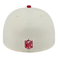 San Francisco 49ers Cream and Red 2025 NFL Draft New Era A-Frame 59FIFTY Fitted Hat