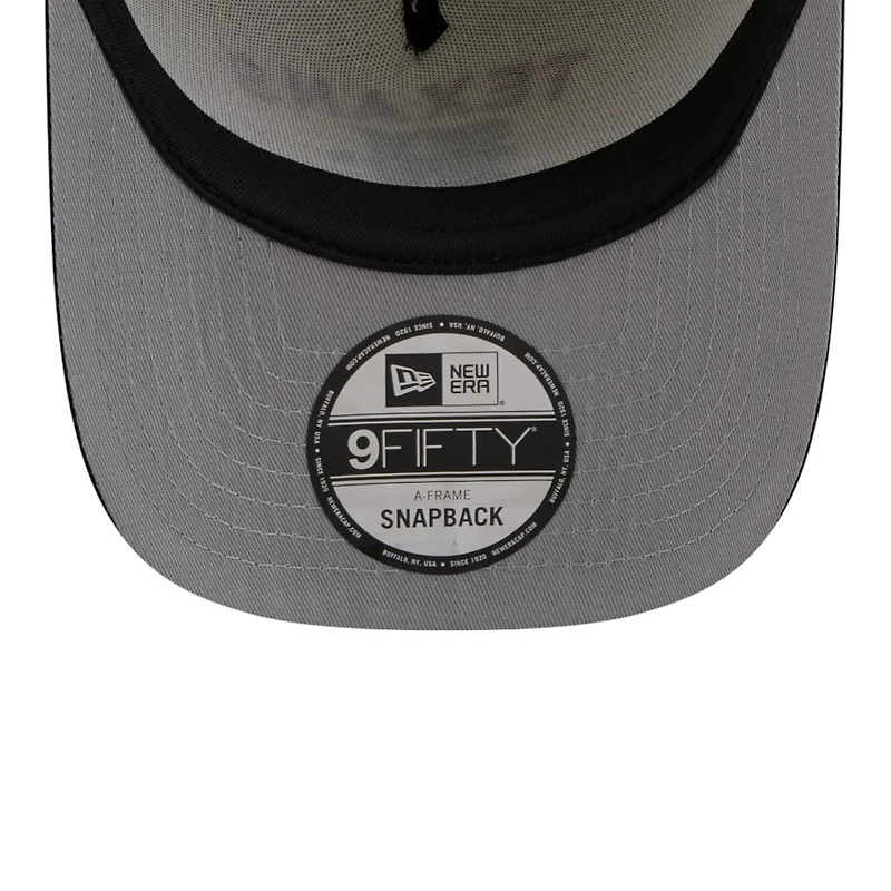 Houston Texans Cream and Navy 2025 NFL Draft New Era A-Frame 9FIFTY Snapback Hat