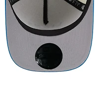 Detroit Lions Cream and Blue 2025 NFL Draft New Era A-Frame 9FIFTY Snapback Hat