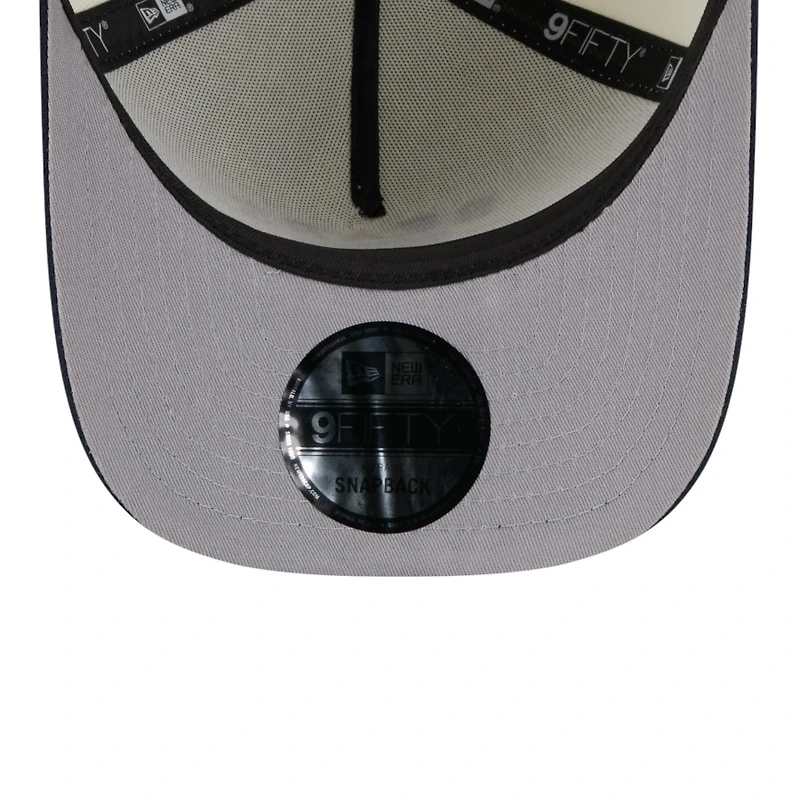 Chicago Bears Cream and Navy 2025 NFL Draft New Era A-Frame 9FIFTY Snapback Hat