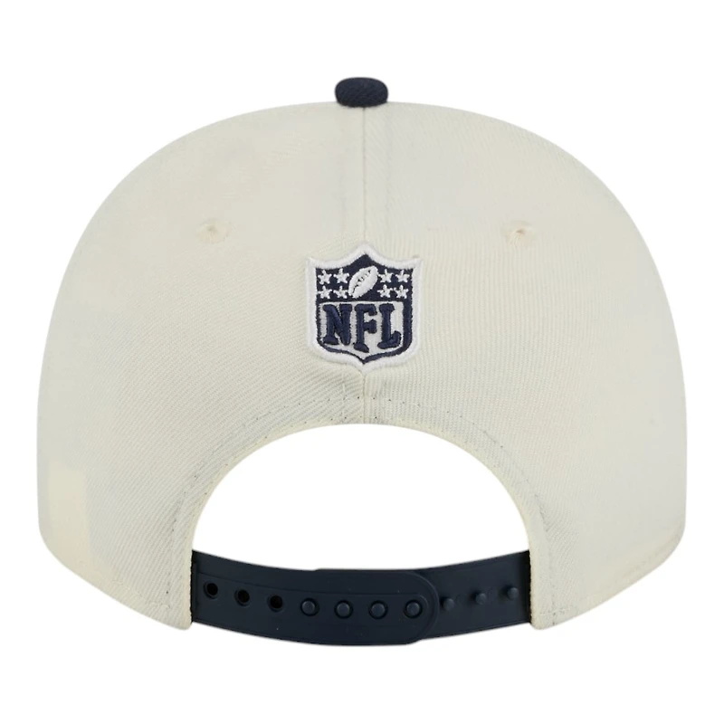 Chicago Bears Cream and Navy 2025 NFL Draft New Era A-Frame 9FIFTY Snapback Hat