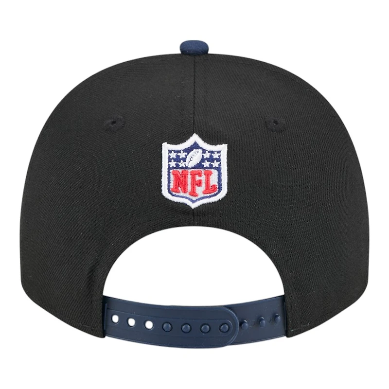 Seattle Seahawks Black and Navy 2025 NFL Draft New Era A-Frame 9FIFTY Snapback Hat