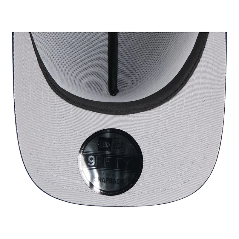 Seattle Seahawks Black and Navy 2025 NFL Draft New Era A-Frame 9FIFTY Snapback Hat