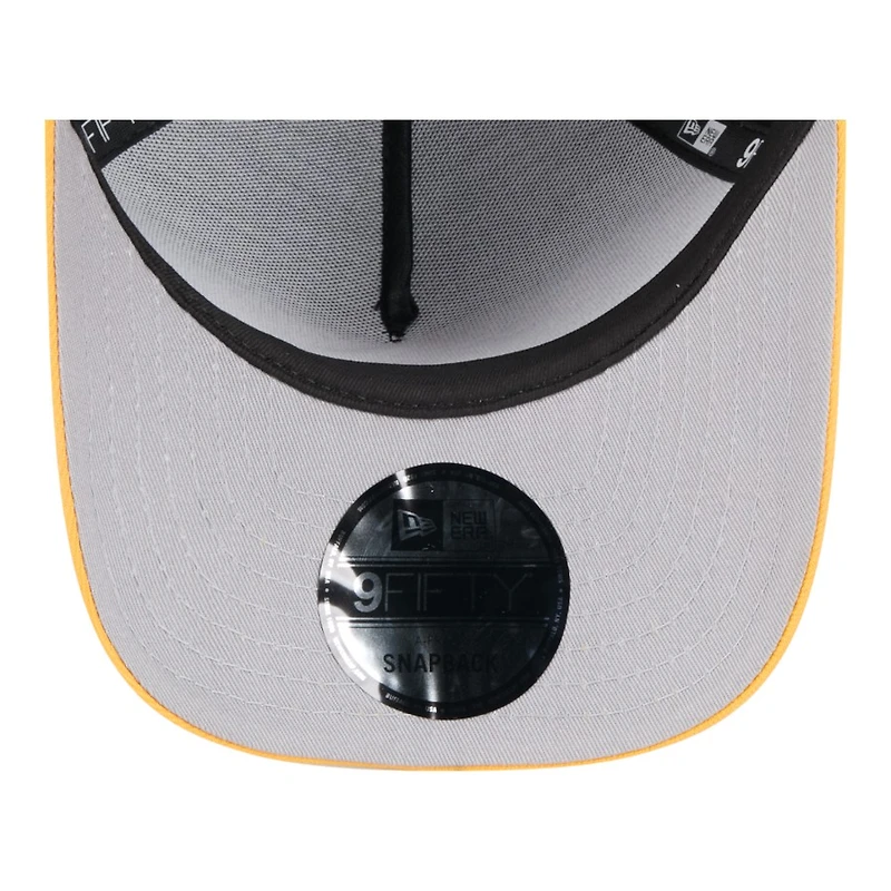 Pittsburgh Steelers Black and Yellow 2025 NFL Draft New Era A-Frame 9FIFTY Snapback Hat