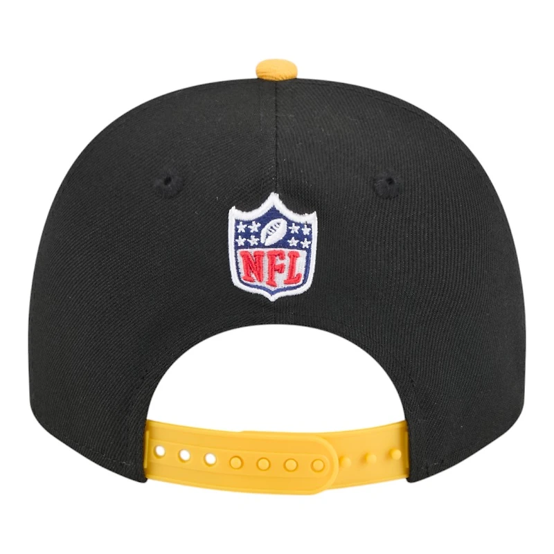 Pittsburgh Steelers Black and Yellow 2025 NFL Draft New Era A-Frame 9FIFTY Snapback Hat