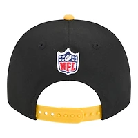 Pittsburgh Steelers Black and Yellow 2025 NFL Draft New Era A-Frame 9FIFTY Snapback Hat