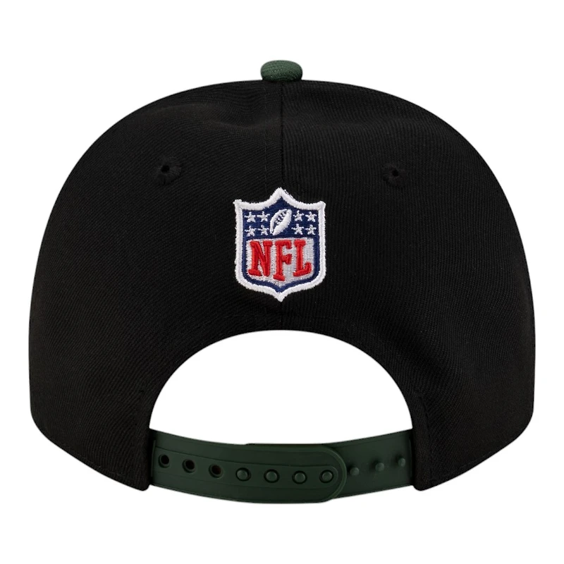 Green Bay Packers Black and Green 2025 NFL Draft New Era A-Frame 9FIFTY Snapback Hat