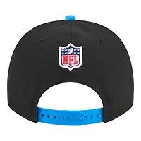 Detroit Lions Black and Blue 2025 NFL Draft New Era A-Frame 9FIFTY Snapback Hat