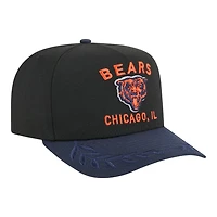 Chicago Bears and Navy 2025 NFL Draft New Era A-Frame 9FIFTY Snapback Hat