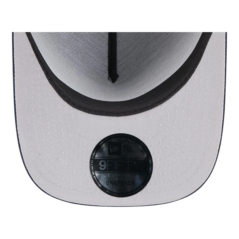 Chicago Bears and Navy 2025 NFL Draft New Era A-Frame 9FIFTY Snapback Hat