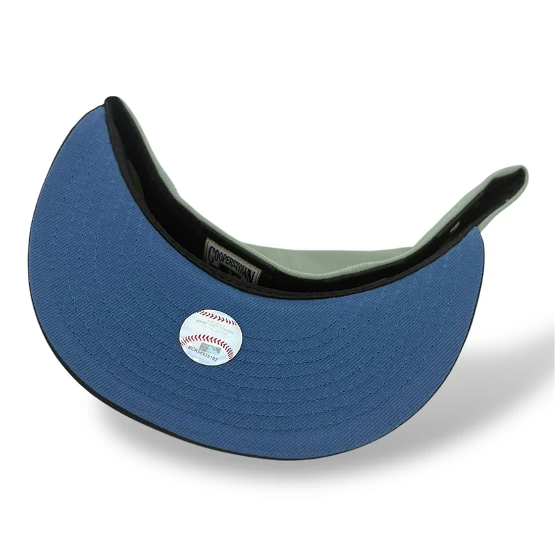 Texas Rangers Everest Green Two Tone Final Season Patch Indigo UV New Era 59FIFTY Fitted Hat